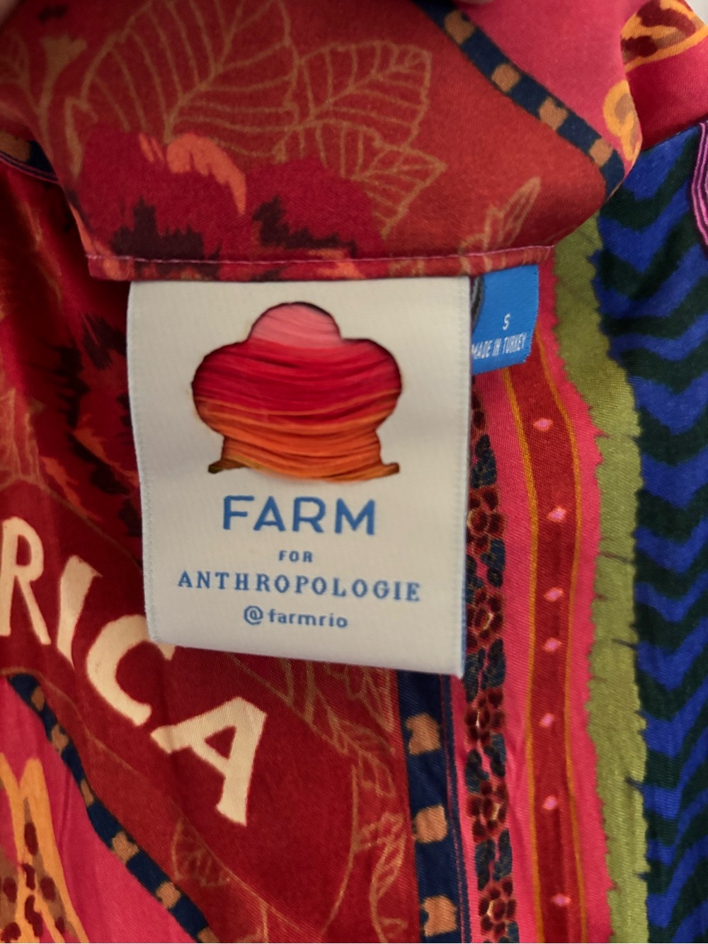 FARM Rio Multicolor Floral Patchwork Romper - Picture 6 of 7